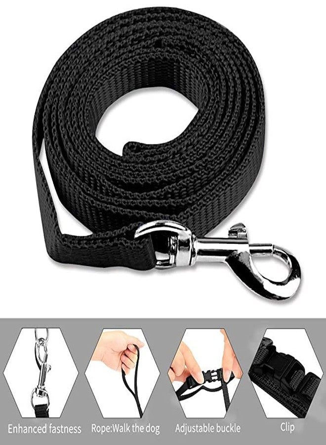 Pups&Pets طوق من النايلون مع حزام قابل للتعديل للقطط والقطط الصغيرة من Pups&Pets (أسود) - Image 4